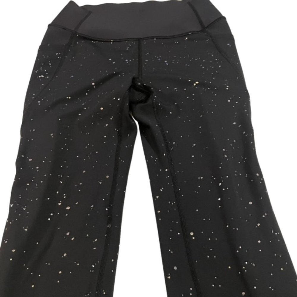 GapFit Sculpt Revolution Legging WMNS Size M (TALL) – TRUE BLACK-FOIL